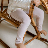 Dropped Shoulder Long Sleeve Top - Flower Patch