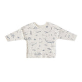 Dropped Shoulder Long Sleeve Top - Life Aquatic