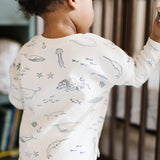 Dropped Shoulder Long Sleeve Top - Life Aquatic