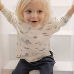 Dropped Shoulder Long Sleeve Top - Life Aquatic