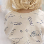 Dropped Shoulder Long Sleeve Top - Life Aquatic