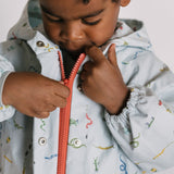 Park Jacket - Crawling Critters Blue