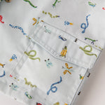 Park Jacket - Crawling Critters Blue