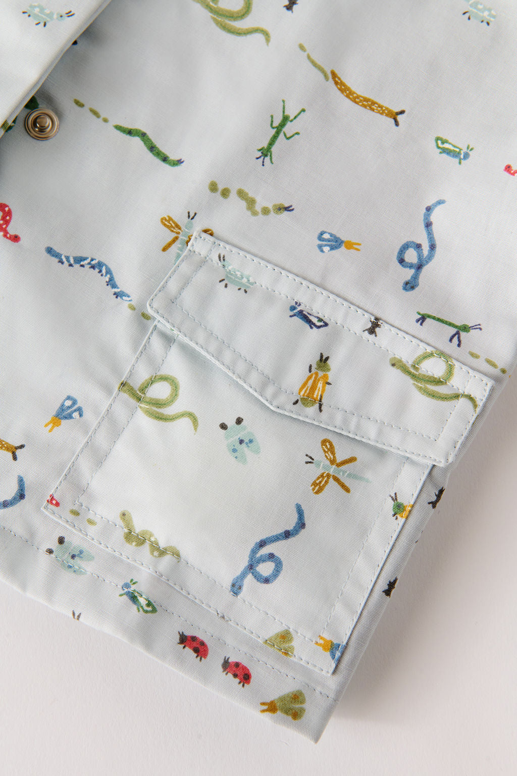 Park Jacket - Crawling Critters Blue