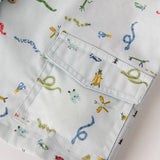 Park Jacket - Crawling Critters Blue