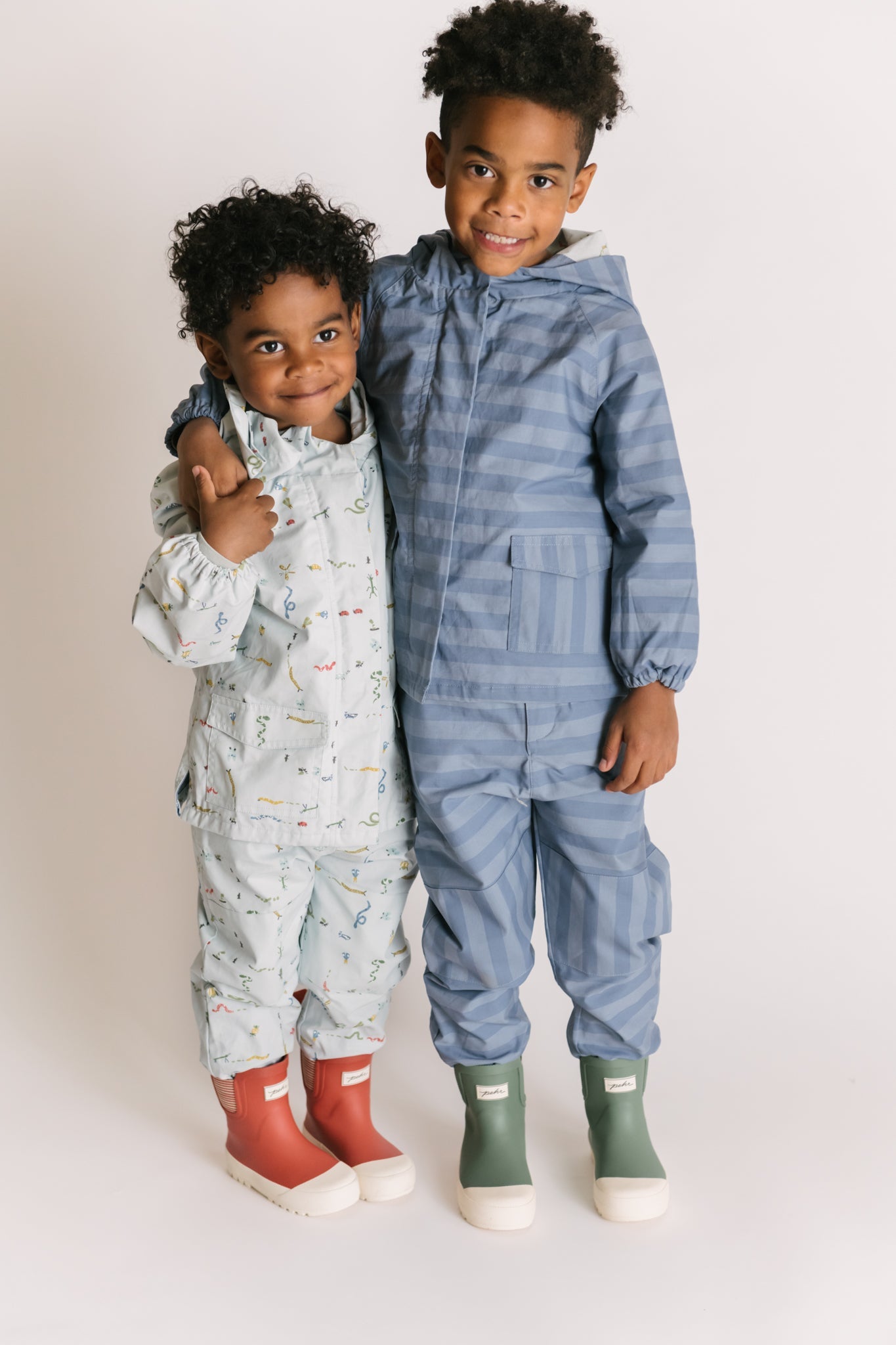 Park Jacket - Crawling Critters Blue