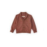 French Terry Shawl Cardigan - Clay