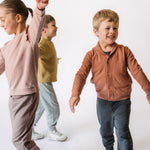 French Terry Shawl Cardigan - Dijon