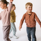 French Terry Shawl Cardigan - Dijon