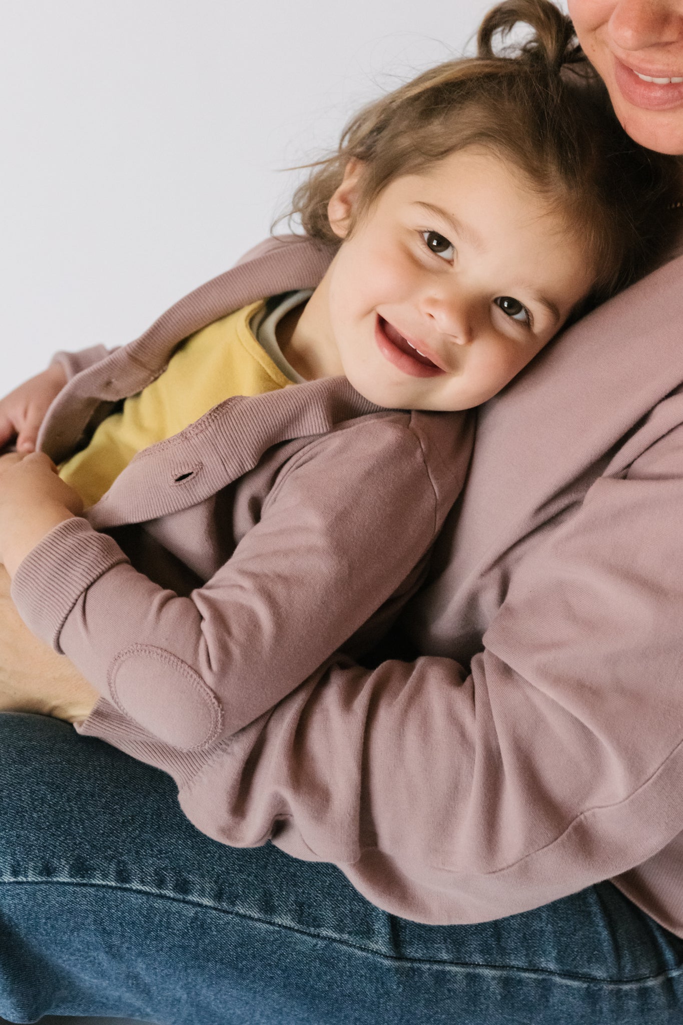 French Terry Shawl Cardigan - Plum