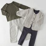 Railroad Quilted Jacket - Railroad Stripe