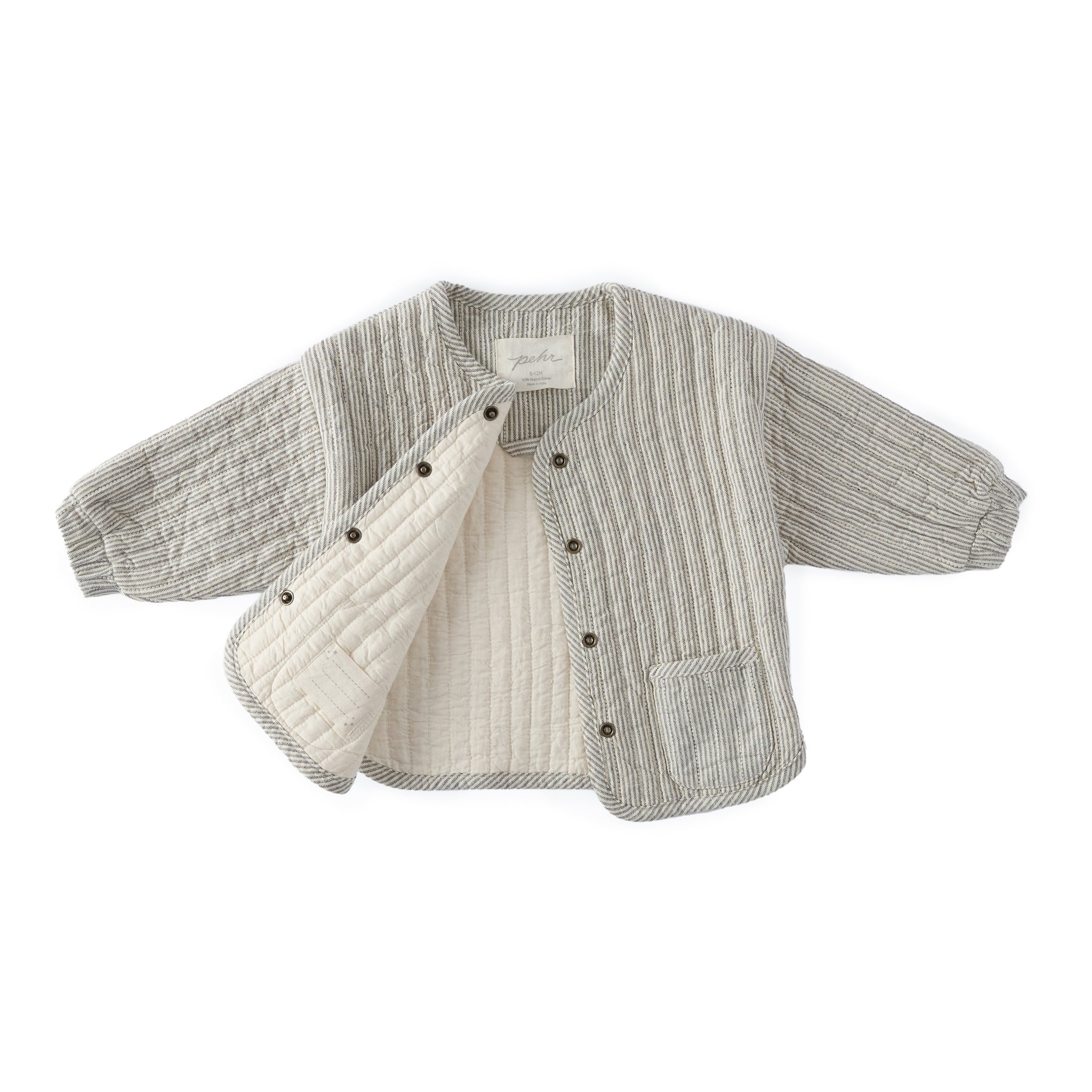 Railroad Quilted Jacket - Railroad Stripe