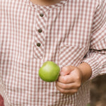 Gingham Long Sleeve Top - Thistle