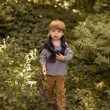 Gingham Long Sleeve Top - Indigo