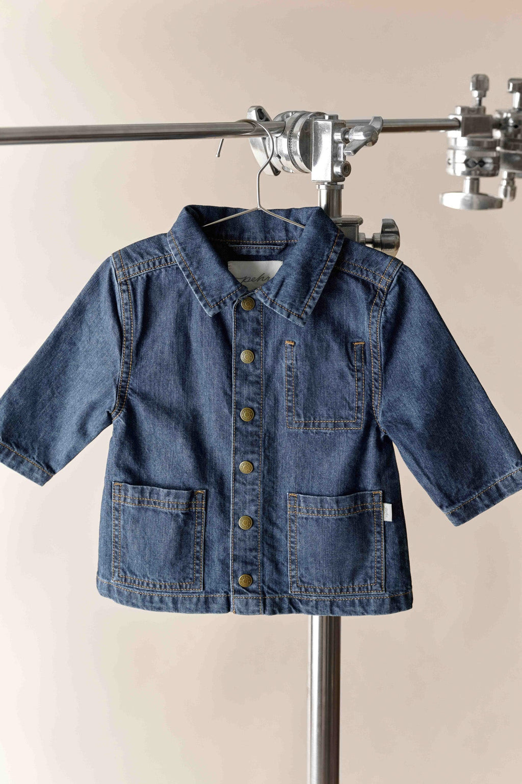 kids denim jacket vintage wash