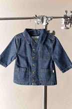 kids denim jacket vintage wash