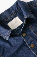 kids denim jacket vintage wash