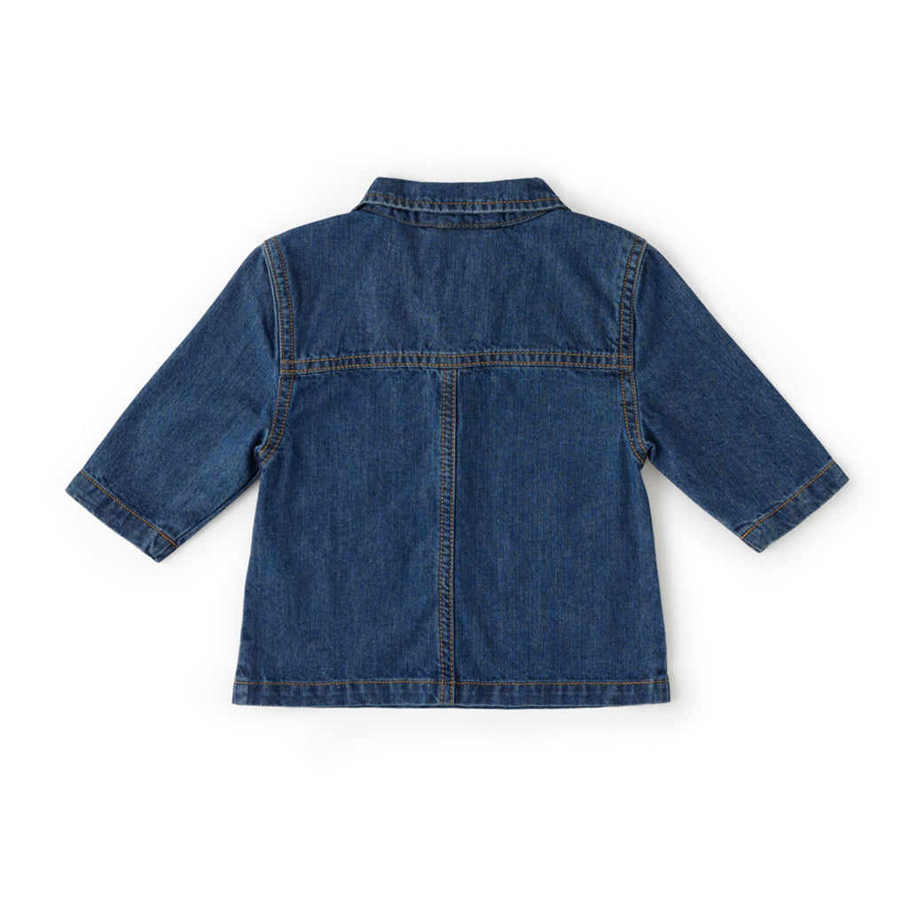 kids denim jacket vintage wash