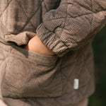Corduroy Quilted Jacket - Portobello