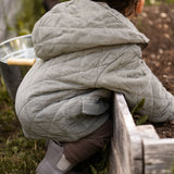 Corduroy Quilted Jacket - Sage