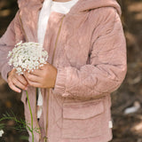 Corduroy Quilted Jacket - Thistle