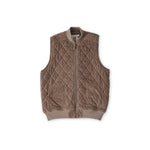 kids corduroy kids quilted vest portobello in neutrals pattern