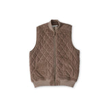 kids corduroy kids quilted vest portobello in neutrals pattern