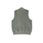 kids corduroy kids quilted vest sage