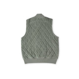 kids corduroy kids quilted vest sage