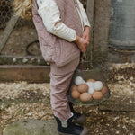 kids corduroy kids quilted vest thistle
