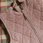 kids corduroy kids quilted vest thistle