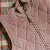 kids corduroy kids quilted vest thistle