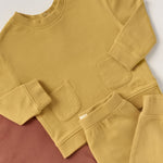french terry pocket sweatshirt dijon
