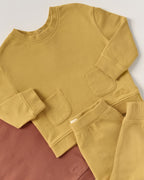 french terry pocket sweatshirt dijon
