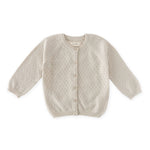 Pointelle Knit Sweater - Natural