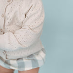 Pointelle Knit Sweater - Natural