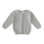 Pointelle Knit Sweater - Soft Sea