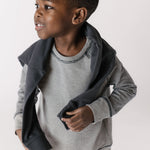 Sailor Stripe Raglan Top - Ink