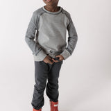 Sailor Stripe Raglan Top - Ink