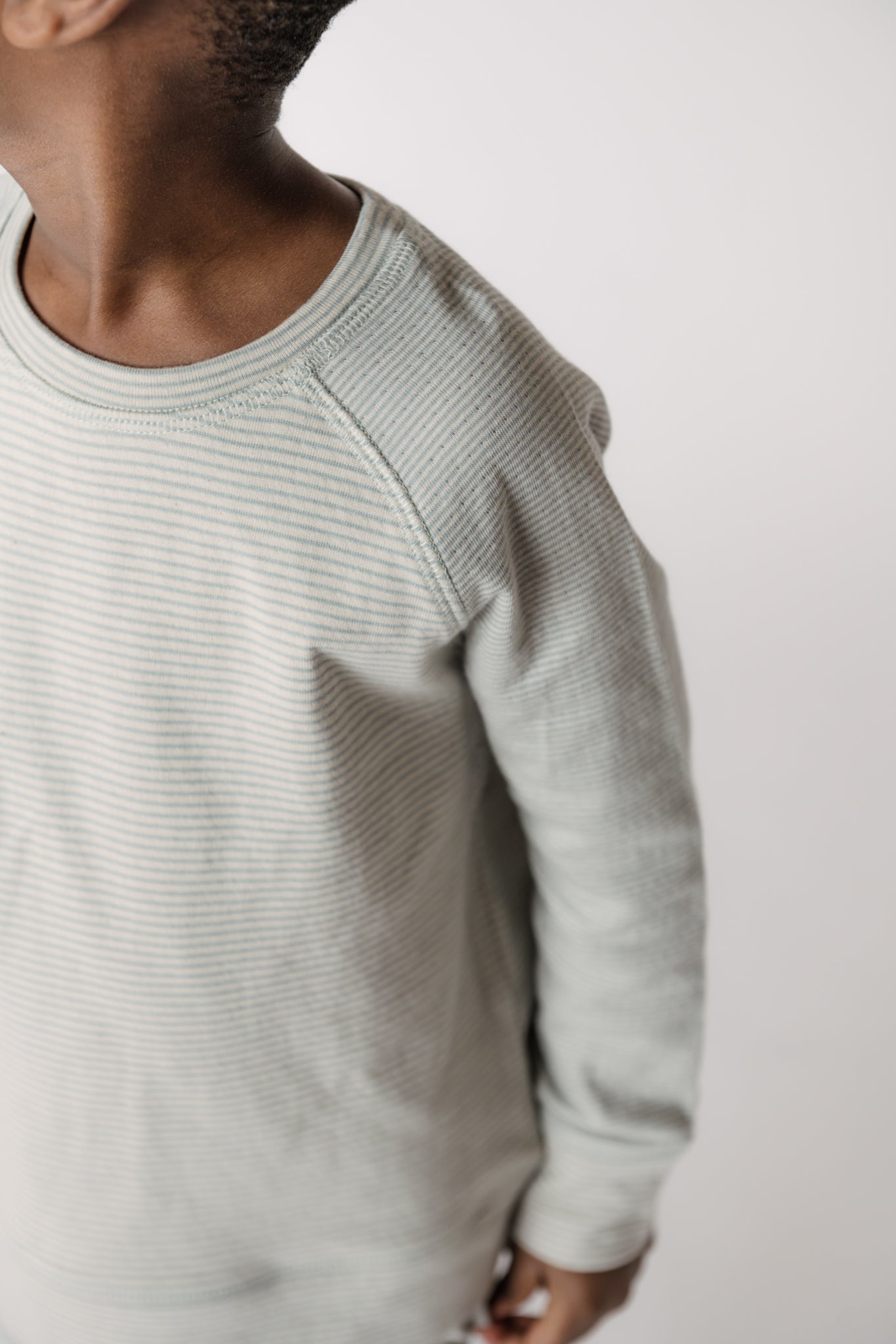 Sailor Stripe Raglan Top - Sea