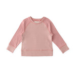 Sailor Stripe Raglan Top - Tea Rose