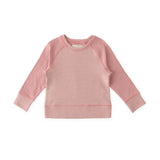 Sailor Stripe Raglan Top - Tea Rose