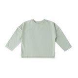 Garment Dye Dropped Shoulder Long Sleeve - Sea