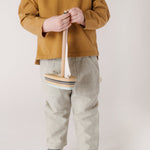 Garment Dye Dropped Shoulder Long Sleeve - Caramel