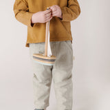 Garment Dye Dropped Shoulder Long Sleeve - Caramel