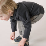 Garment Dye Dropped Shoulder Long Sleeve - Ink Blue