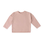 Garment Dye Dropped Shoulder Long Sleeve - Soft Peony