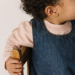 Garment Dye Dropped Shoulder Long Sleeve - Soft Peony