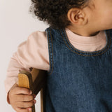 Garment Dye Dropped Shoulder Long Sleeve - Soft Peony