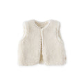 sherpa vest natural in neutrals pattern